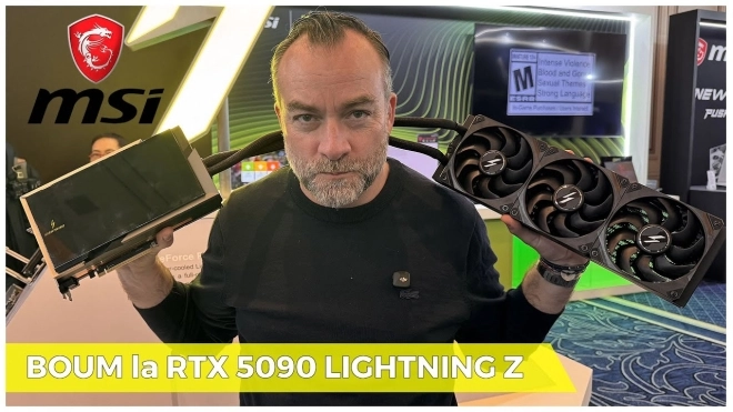 BOUM, MSI se l�che avec la RTX 5090 LIGHTNING Z