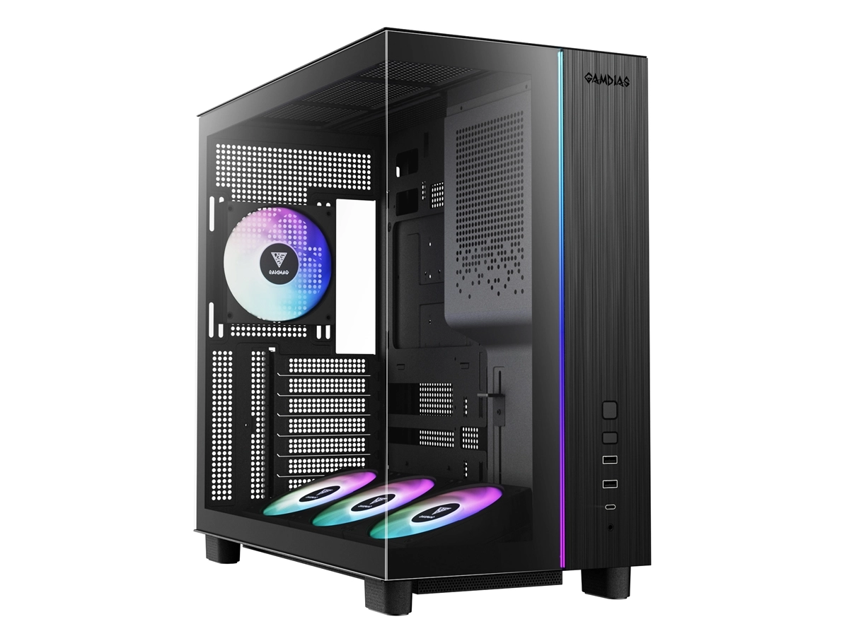 ATLAS M4, un boitier tr�s ouvert sur les composants chez GAMDIAS