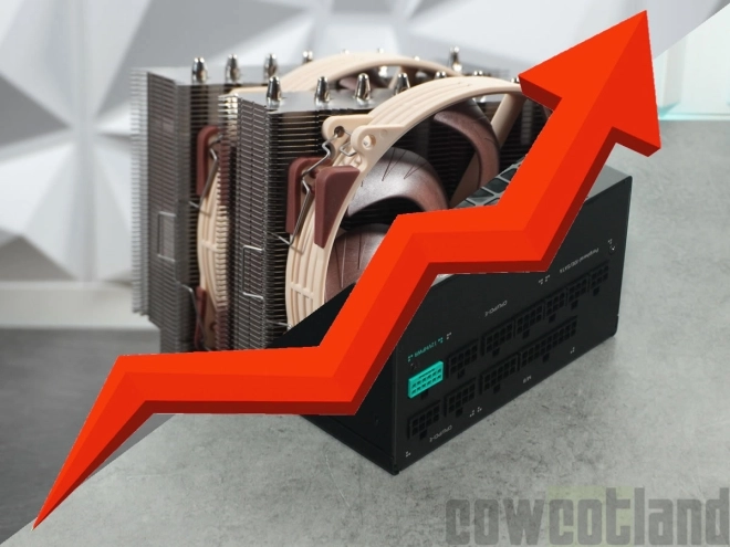Apr�s la RAM et les GPU, les alims et les ventirads pourraient aussi prendre cher, +6 � +10% en vue