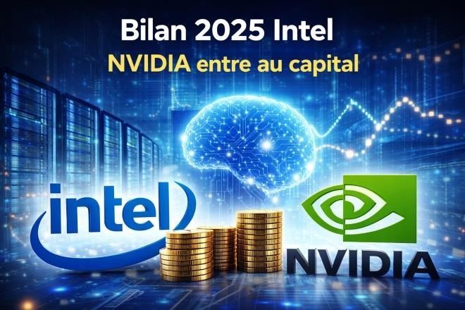 Bilan 2025 Intel : PC en recul, IA et datacenter en hausse, NVIDIA entre au capital