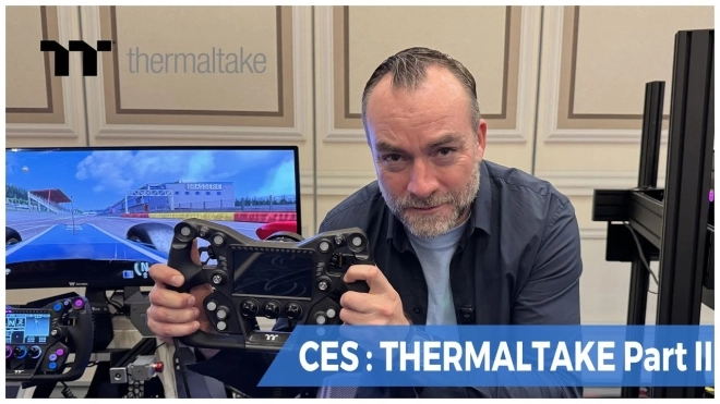 Sim Racing, ventilateurs, PSU sont aussi au programme chez TT pour le CES