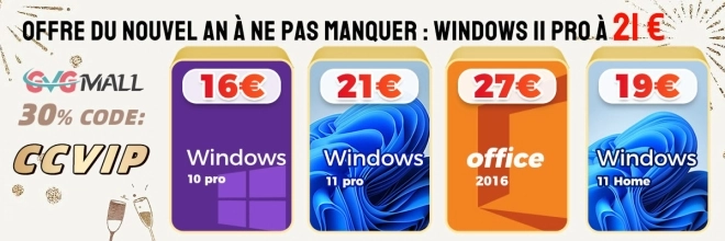 Windows � seulement 11 � ! Activation officielle et support garanti par GVGMall