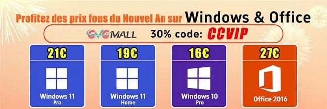 Apr�s le CES, Windows � seulement 11 � ! Activation officielle et support garanti par GVGMall