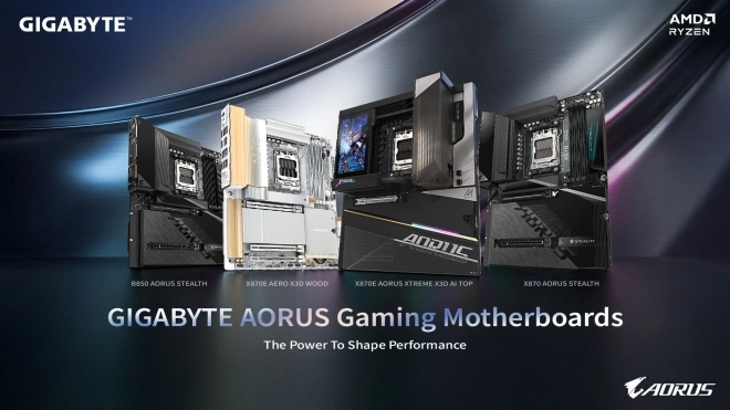 GIGABYTE ressort ses cartes AM5 haut de gamme au CES 2026, AERO X3D WOOD et XTREME X3D AI TOP, plus deux nouvelles STEALTH