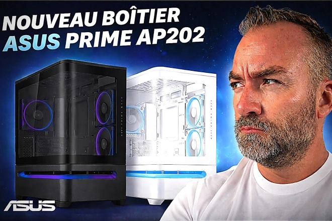 ASUS PRIME AP202 ARGB : un nouveau bo�tier Micro-ATX compact et styl�