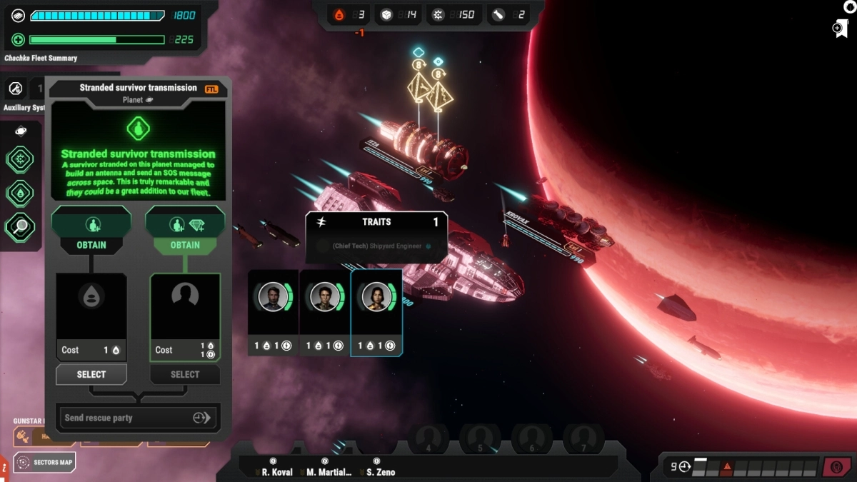 Une d�mo pour Battlestar Galactica: Scattered Hopes