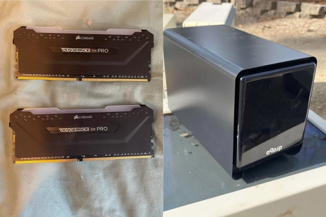Mais NON, il trouve 2 x 32 Go de DDR4, et bien plus encore, � la d�chetterie du coin !