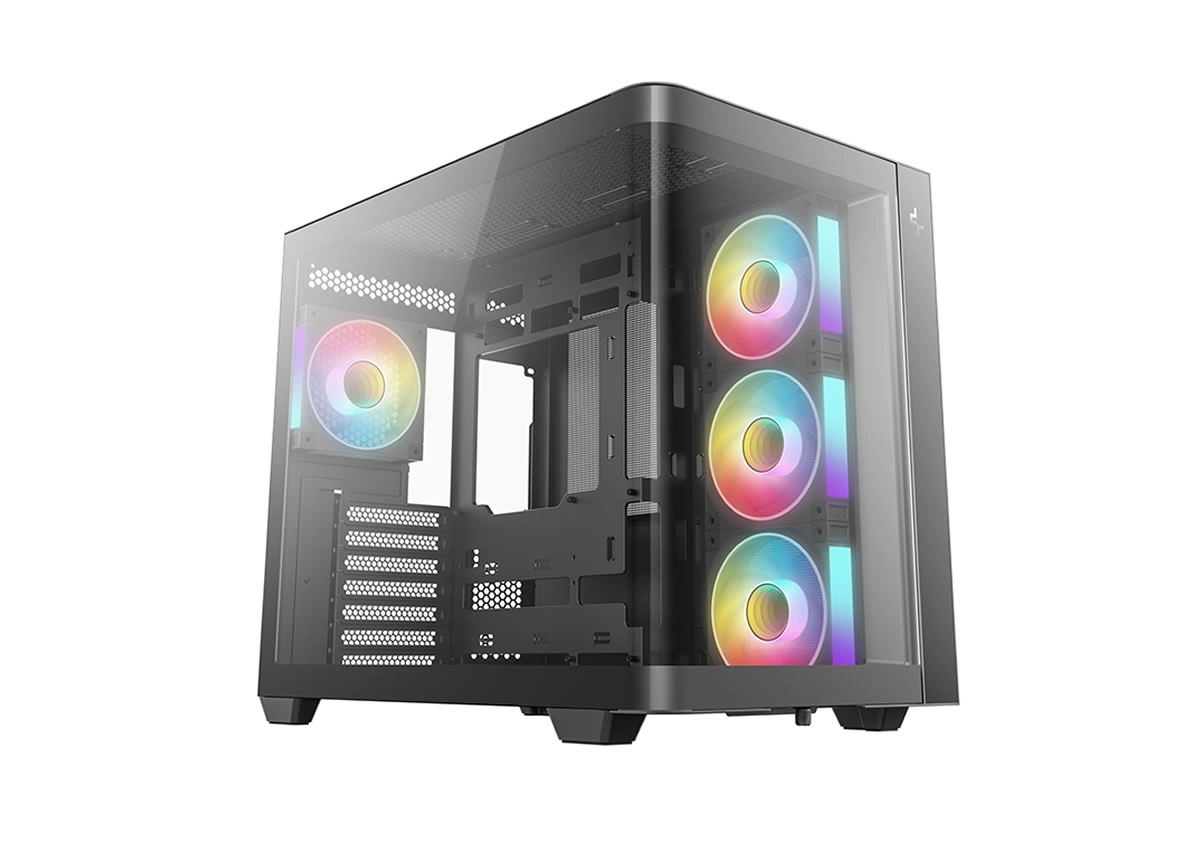 Verre tremp� et grosse ventilation de base pour le DeepCool CG530U 4F