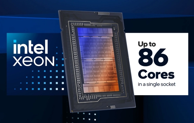 Xeon 600 : Intel d�gaine 86 cores, 172 threads et 336 Mo de L3 pour reprendre la main sur le workstation
