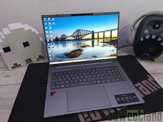 Test portable Acer Aspire 16 AI : Qualcomm Snapdragon Inside