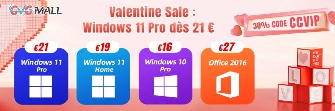 Windows � partir de 11 euros, activation et support garanti par GVGMALL !!!