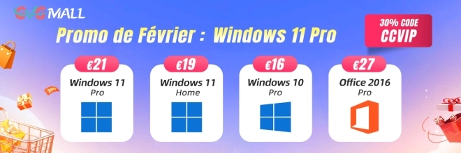 En f�vrier, Windows disponible � partir de 11 euros avec l'activation et le support garanti par gvgmall !!!