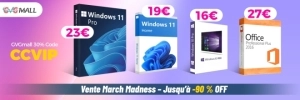 Windows � partir de 11 euros avec l'activation et le support garanti avec GVGMall