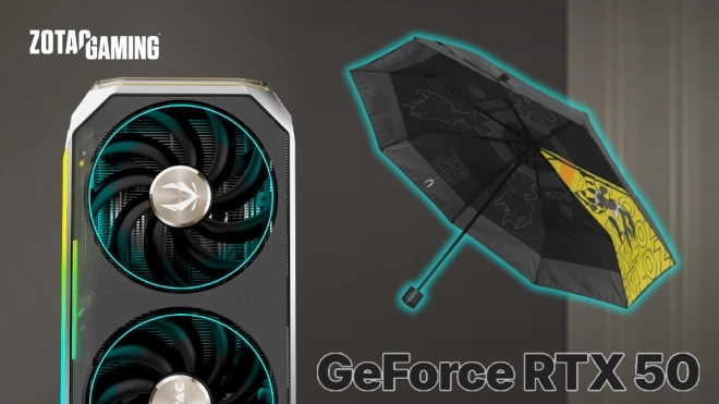 Pas banal : ZOTAC GAMING offre un parapluie pour l�achat d�une RTX 5000