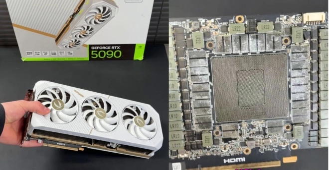 Un vendeur eBay re�oit une ZOTAC RTX 5090 d�pouill�e de son GPU et de sa m�moire en retour !