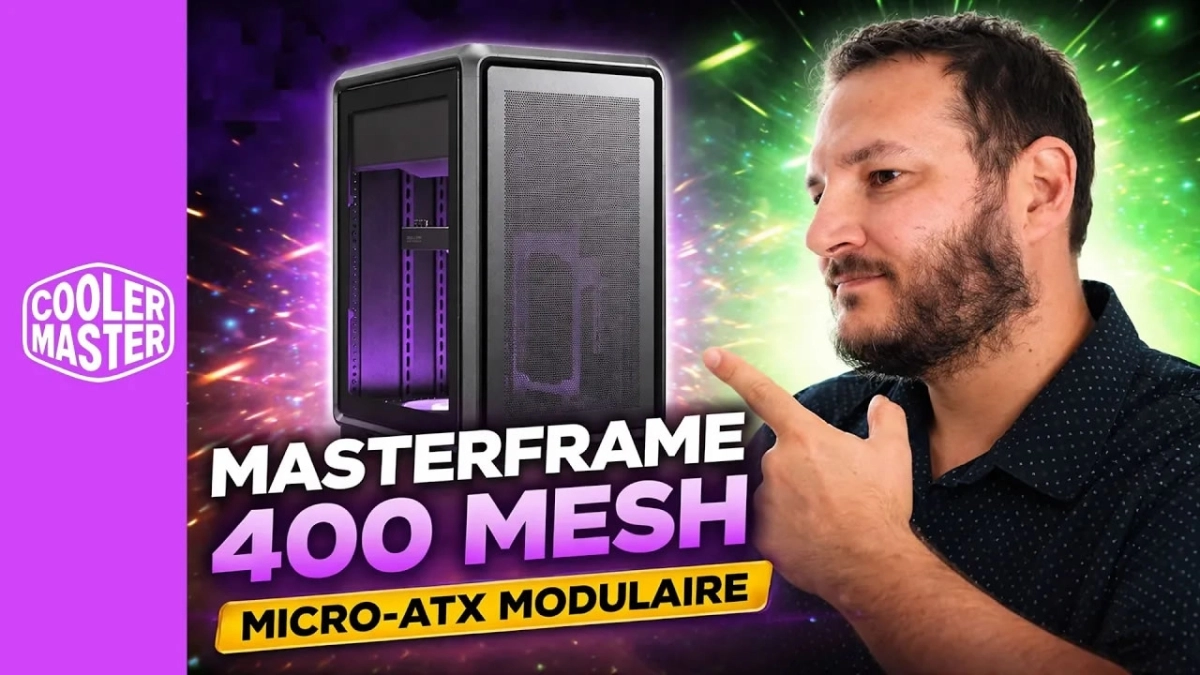 Cooler Master MasterFrame 400, du Micro-ATX haut de gamme !