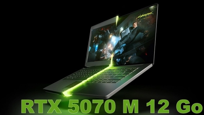 Faut qu'tu craches, faut qu'tu payes pour la RTX 5070 M 12 Go...