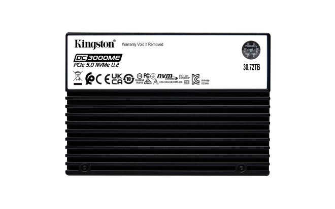 Kingston pousse son SSD DC3000ME de 30.72 To � 14 Go/s