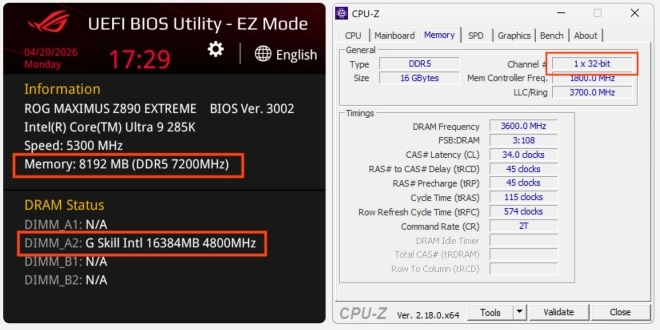 DDR5 HUDIMM : 50 % de bande passante en moins...