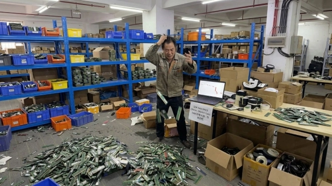 Chute des prix de la m�moire : panique chez certains vendeurs chinois qui croulent sous les stocks