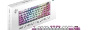Bon Plan : le MSI FORGE GK600 TKL Wireless baisse � 64,90 euros