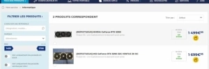 Des GeForce RTX 5090 enfin disponibles pour 1500 euros, c'est possible, mais...