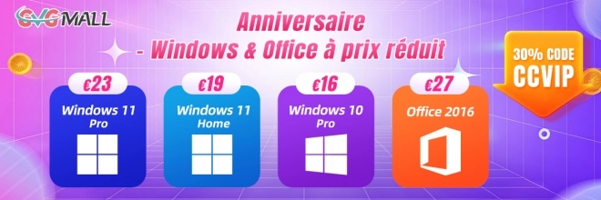 Un VRAI Windows officiel et activ� � partir de 11 euros seulement !!!