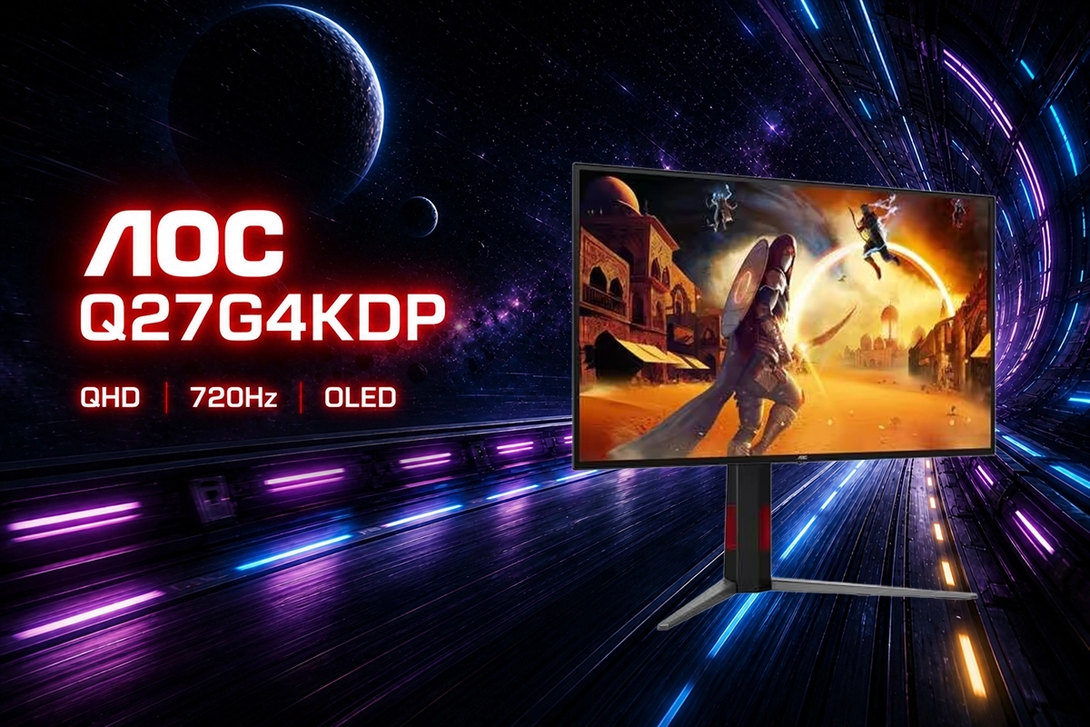 AOC Q27G4KDP : du QHD � 540 Hz� et du 720p � 720 Hz, oui oui