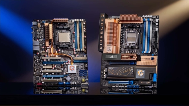Mais elle est trop canon cette ASUS ROG Crosshair 2006 n�o r�tro