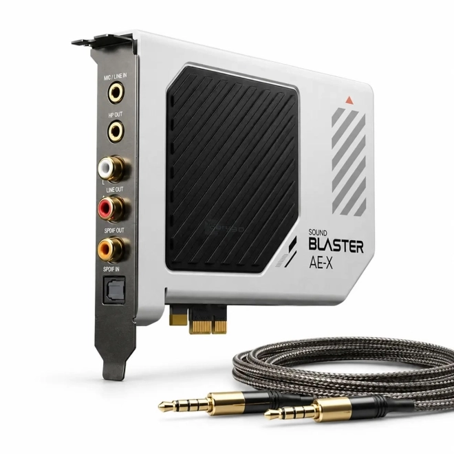 Creative relance la carte son PCIe avec la Sound Blaster AE-X : DAC ESS, DSD256 et ampli casque 600 ohms