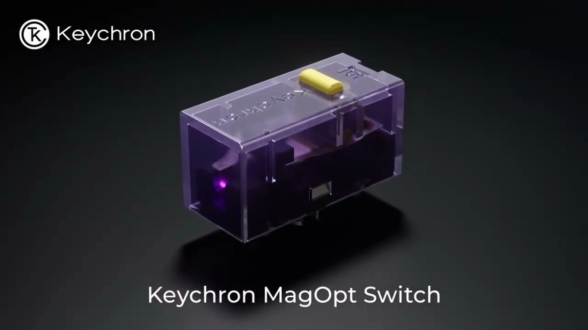 Keychron officialise ses interrupteurs MagOpt pour les souris