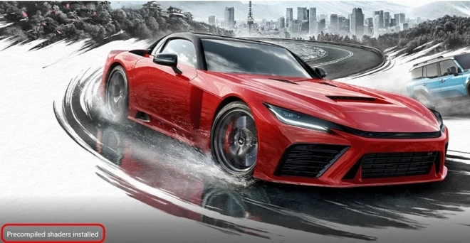 Microsoft affirme que son Advanced Shader Delivery permet un chargement 95 % plus rapide dans Forza Horizon 6 avec une carte RX 9060