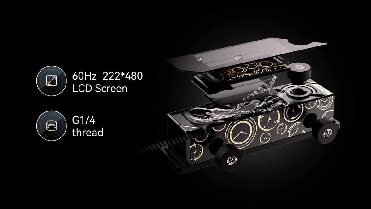 Waterblock et �cran LCD, Origin Code se l�che avec sa m�moire Vortex Meteorite Black
