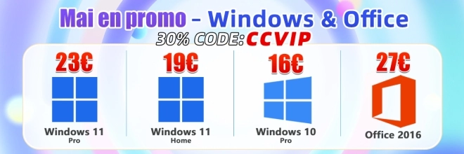 Votre licence Windows officielle pour 11 euros, c'est possible ici