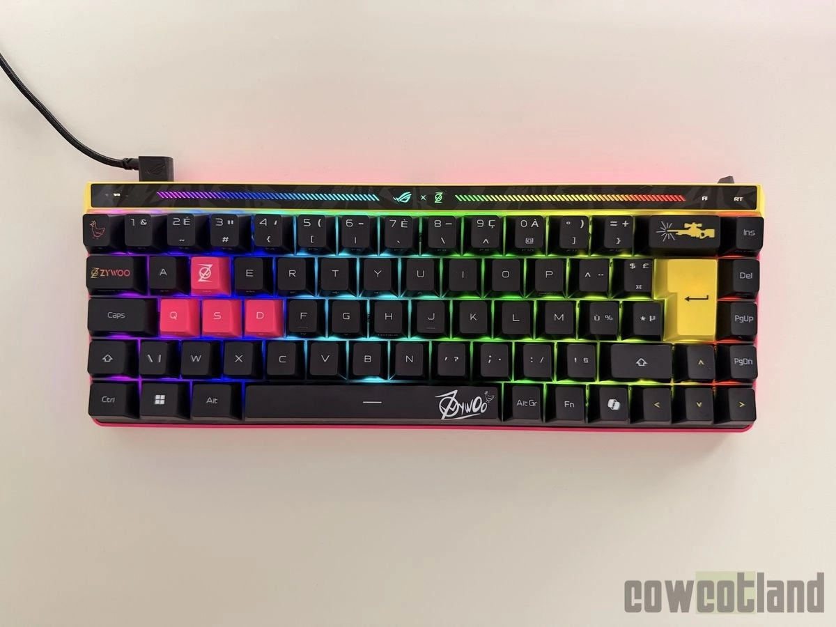 ASUS ROG Falchion Ace HFX ZywOo Edition, le meilleur clavier pour jouer