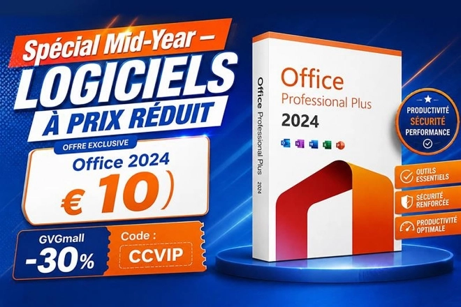 Office 2024 Pro Plus � 10.70� : une productivit� sans tracas avec GVGmall !