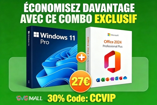 BOOM, 27 � pour Windows 11 Pro et Office 2024 Pro avec GVGmall !