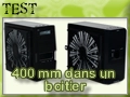 2 boitiers avec un ventilateur de 40 cm