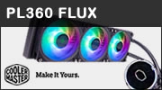 Test watercooling AIO Cooler Master MasterLiquid PL360 FLUX, tr�s beau et joliment fini