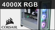Test boitier CORSAIR ICUE 4000X RGB : presque le m�me, mais avec de la couleur