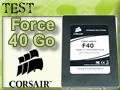 SSD Corsair Force F40 : Rapide comme une Ferrari