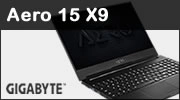 Test portable GIGABYTE Aero 15-X9