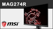 Test �cran Gamer MSI MAG274R : 27 pouces, FHD et 144Hz
