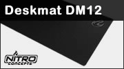 Test tapis de souris Nitro Concepts Deskmat DM12