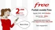 Forfait Free illimité 4G 100 Go à 2.99 Euros par mois pendant un an chez Ventre Privée