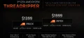 AMD officialise ses RYZEN Threadripper 3960X et 3970X : 1399 et 1999 dollars