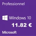 La cl de licence Microsoft Windows 10 PRO OEM  10.82 euros avec GVGMall