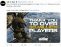 Le jeu Call of Duty : Warzone atteint les 30 millions de joueurs en dix jours