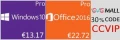 Microsoft Windows 10 à 12 euros, Office 2016 à 22 euros, pour cette fin février