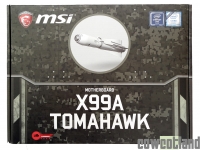 Boite Test carte mre MSI X99A Tomahawk